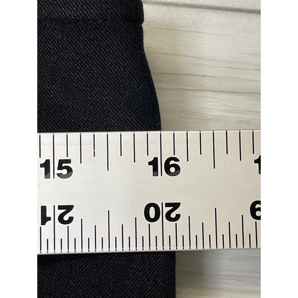 Atelier Womens 10‎ Black Straight Leg Dress Pants High Rise Lined Stretch Career - Picture 5 of 14
